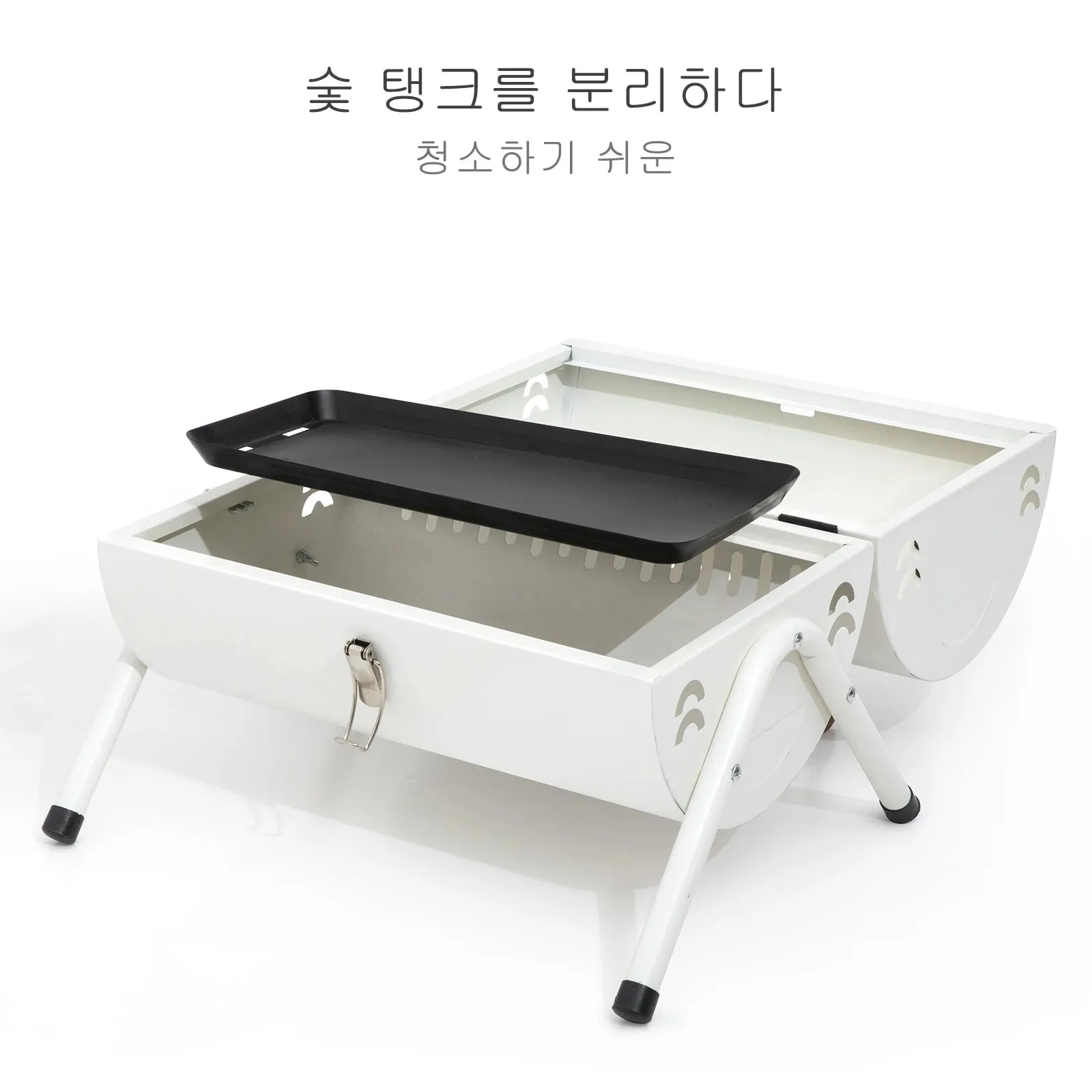 BISINNA Outdoor Multifunctional Portable Barbeque Stove Camping BBQ Charcoal Grill With Dual Side Camping Supplies