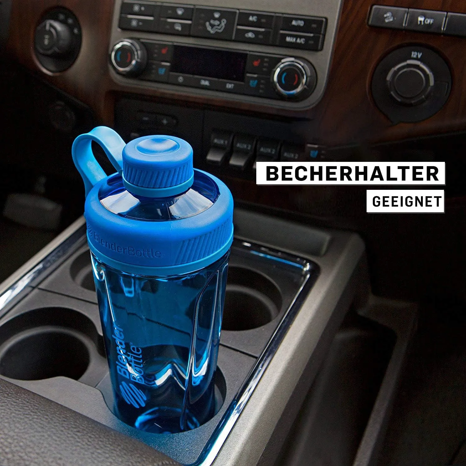 BlenderBottle Radian Shaker Cup Insulated Stainless Steel Water Bottle with Wire Whisk, 26-Ounce, Matte Black