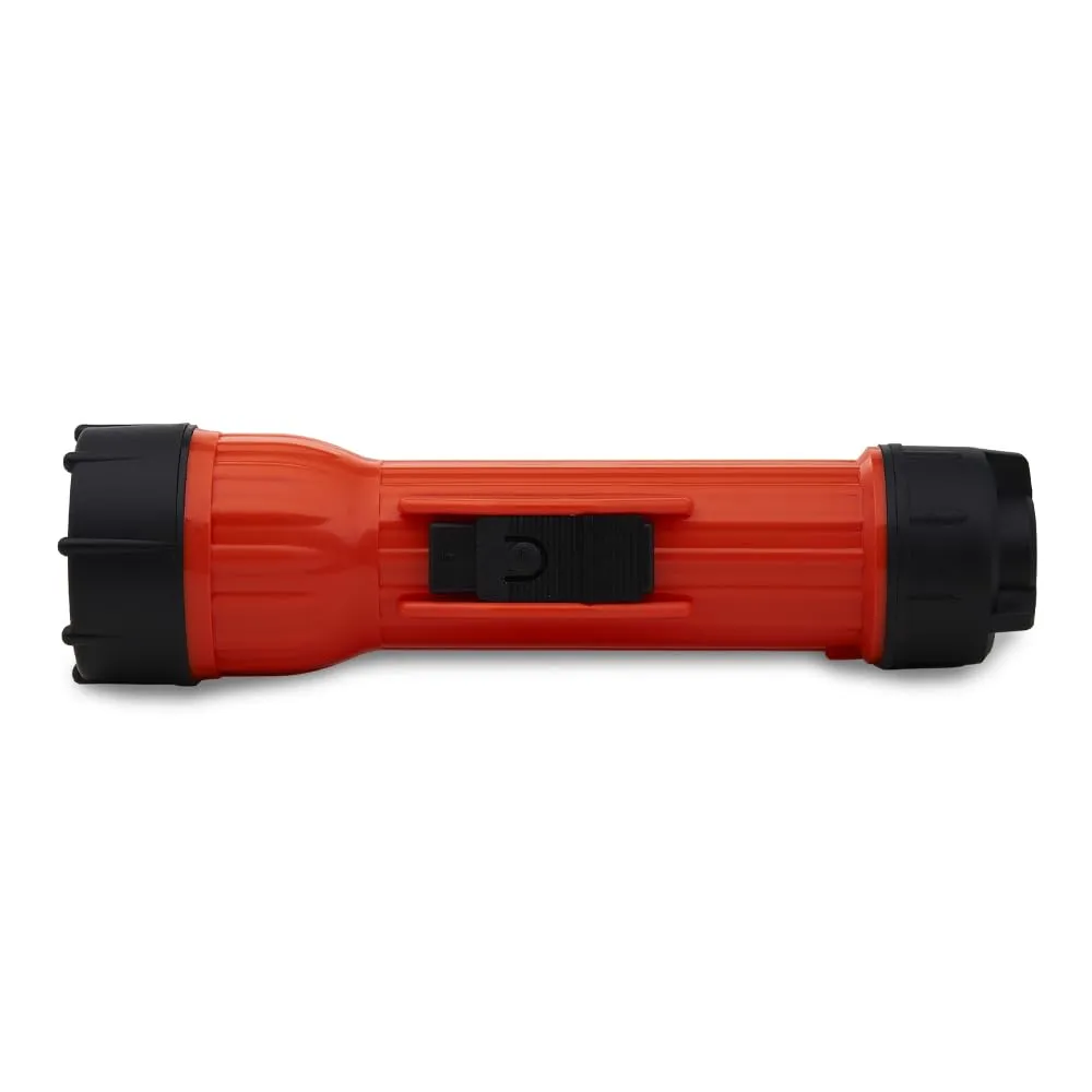 BRIGHT STAR 2124 | Intrinsically Safe, Water-Resistant 3D Cell Incandescent Flashlight – Unbreakable, Emergency Light for Hazardous Environments | 80 Lumens, 100 Meter Beam | Industrial LED Torch (2217-LED)