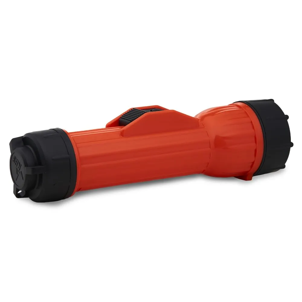 BRIGHT STAR 2124 | Intrinsically Safe, Water-Resistant 3D Cell Incandescent Flashlight – Unbreakable, Emergency Light for Hazardous Environments | 80 Lumens, 100 Meter Beam | Industrial LED Torch (2217-LED)