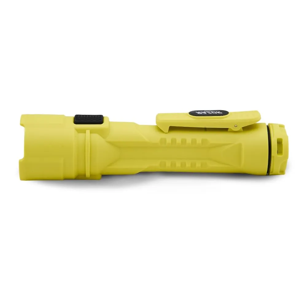 BRIGHT STAR Razor Intrinsically Safe LED Flashlight – 14,000 Candela, 24-Hour Runtime, Hands-Free Magnetic Base, AA Batteries Included – Durable Safety Flashlight Made in USA