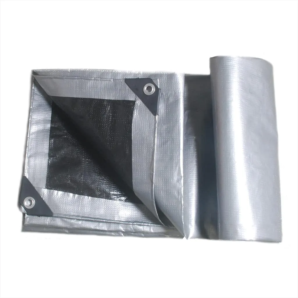 Calandis Thicken PE Canopy Rainproof Sunblock Tent 2-Sided Waterproof Cover 2.4x3m