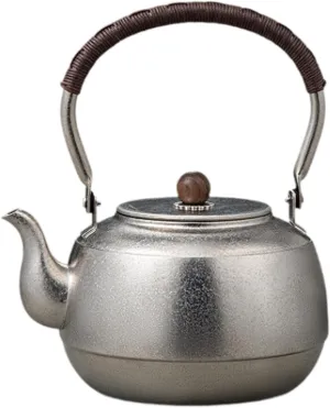 Camping Kettle Water Pot Drinkware Water Kettle, Titanium Water Pot Tea Pot for Picnic Outdoor Traveling Climbing Fishing
