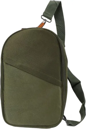 Camping Organizer, Portable Compact Camping Storage Bag Camping Bag with Shoulder Strap for Camping BBQ (OD Green)