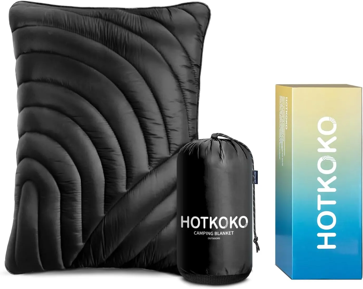 Camping Pillow,Supportive Compressible Travel Pillow Middle Size Lightweight Camp Pillow with Storage Bag for Camping,Hiking,Backpacking,Airplane