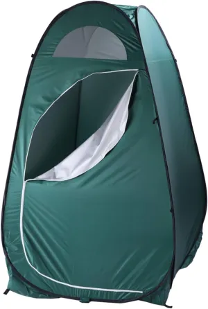 Camping Privacy Tent - Pop Up Shower Folding Toilet Tent Portable Camping Privacy Shelters Room with Carrying Bag Changing Room Rain Shelter for Travel Outdoor 3.94' x 3.94' x 6.23' (Green)