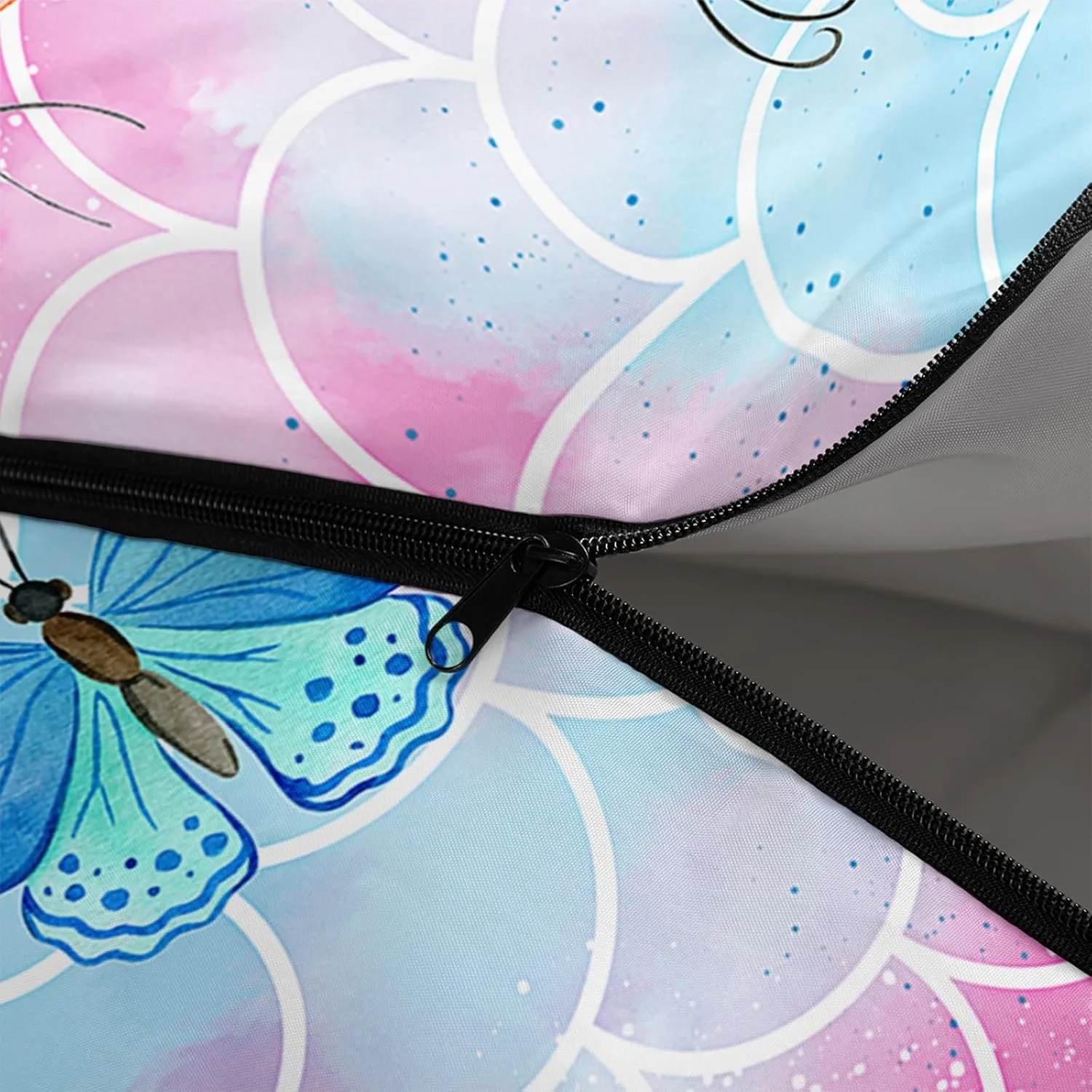 Camping Sleeping Bags,Mermaid Horse Butterfly Starry Sky 3 Season Warm & Cool Weather,Lightweight,Waterproof Sleeping Bags for Adults & Kids,Traveling,and Outdoors,Camping Gear Equipment