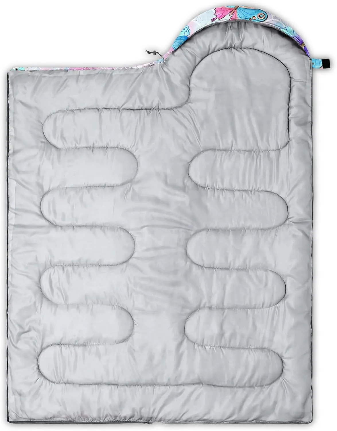 Camping Sleeping Bags,Mermaid Horse Butterfly Starry Sky 3 Season Warm & Cool Weather,Lightweight,Waterproof Sleeping Bags for Adults & Kids,Traveling,and Outdoors,Camping Gear Equipment
