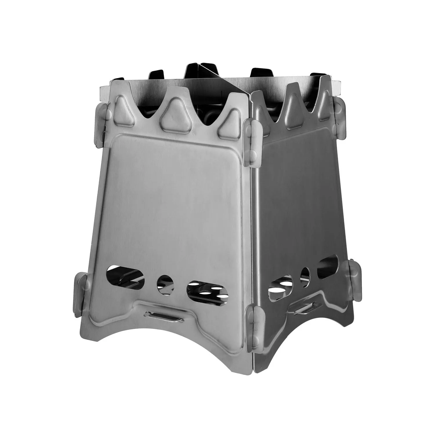 Camping Stove Stainless Steel Backpacking Stove Potable Wood Burning Stoves For Picnic BBQ Camp Hiking