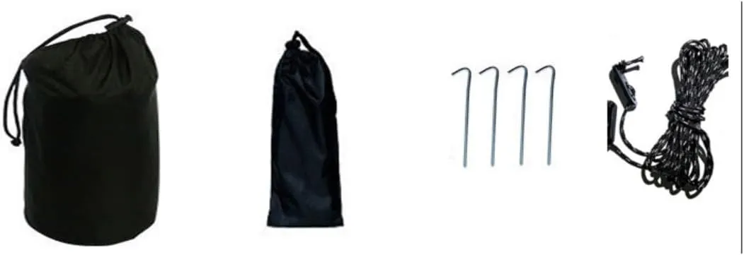 Camping Tarp Portable Multifunctional Backpacking Tarp, Waterproof Tent Tarp for Portable Beach Shelter, Rain Shelter for Picnic, Outdoor Activities, Extra Large, Lightweight and UV Resistant (Black)