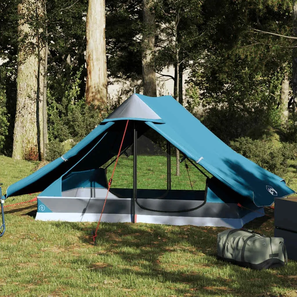 Camping Tent 2-Person Green Waterproof vidaXL vidaXL