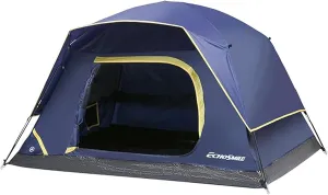 Camping Tent 2/3/4 Person, Waterproof & Windproof, Double Layer with Rainfly, Lightweight & Portable, Perfect for Backpacking, Hiking, Climbing, and Outdoor Adventures