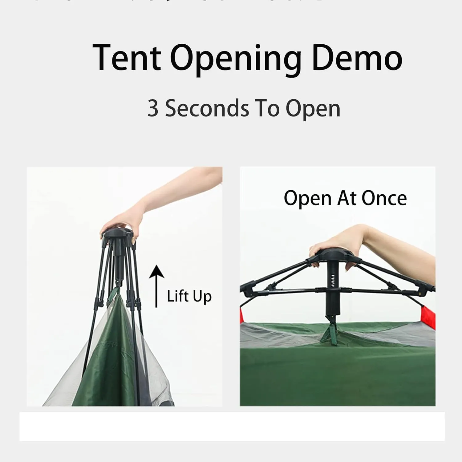 Camping Tent 3-5 Person - Family Dome Waterproof Backpack Tents with Top Rainfly, Ultralight Easy Set Up Small Tents with Carry Bag for 4 Season Hiking Glamping Beach Outdoor