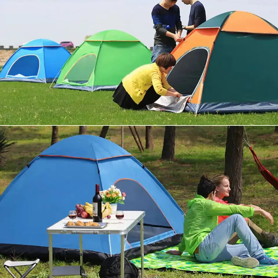 Camping Tent, Waterproof Shelter for Hiking and Camping - 2-3 Person Capacity - Green