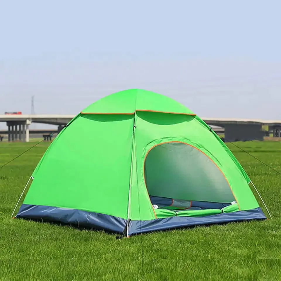 Camping Tent, Waterproof Shelter for Hiking and Camping - 2-3 Person Capacity - Green