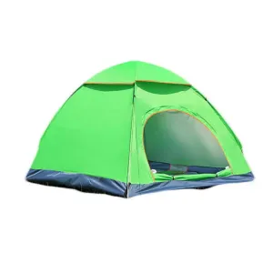 Camping Tent, Waterproof Shelter for Hiking and Camping - 2-3 Person Capacity - Green