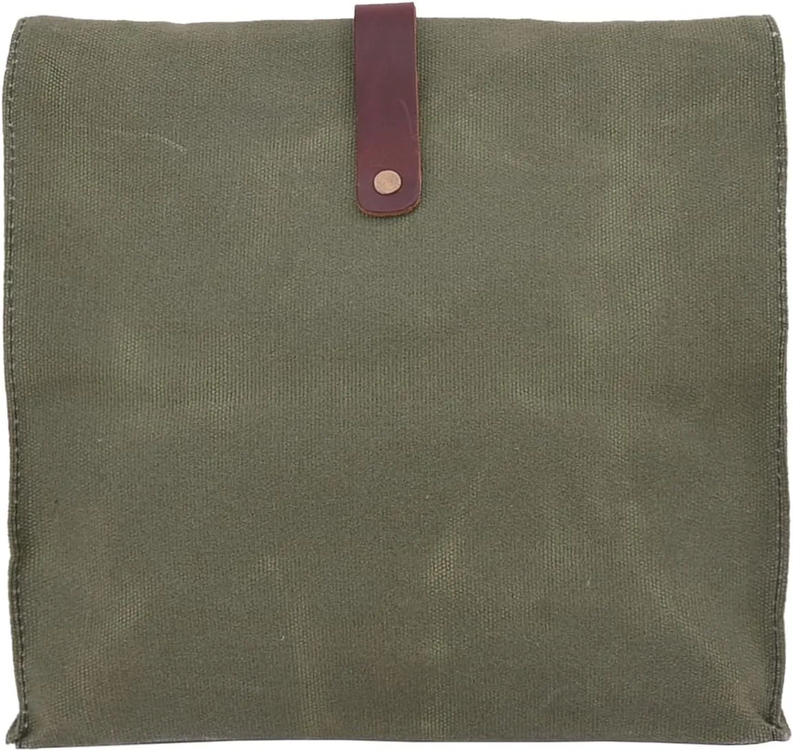 Canvas Camping Storage Multi-Purpose Bag Water Resistant for Travel Camping Hiking Camping Storage (Green (NO WAIST BELT))