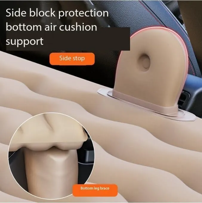 Car Air Mattress Back Seat for Chevrolet Silverado 3500 2500 1500,Double Side Flocking Car Bed Portable Air Mattress Car Sleeping Mattress Car Accessories Cars Camping Bed,Black