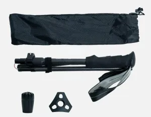 Carbon Fabric Walking,Hiking and Trekking Poles with Light Weight, black