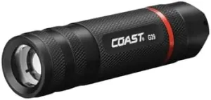 Coast - 21664 COAST G29 370 Lumen Focusing LED Flashlight, Batteries Included Black
