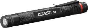 Coast G20 Inspection Beam LED Penlight with Adjustable Pocket Clip and Consistent Edge-to-Edge Brightness, Black, 54 lumens, Pack of 6