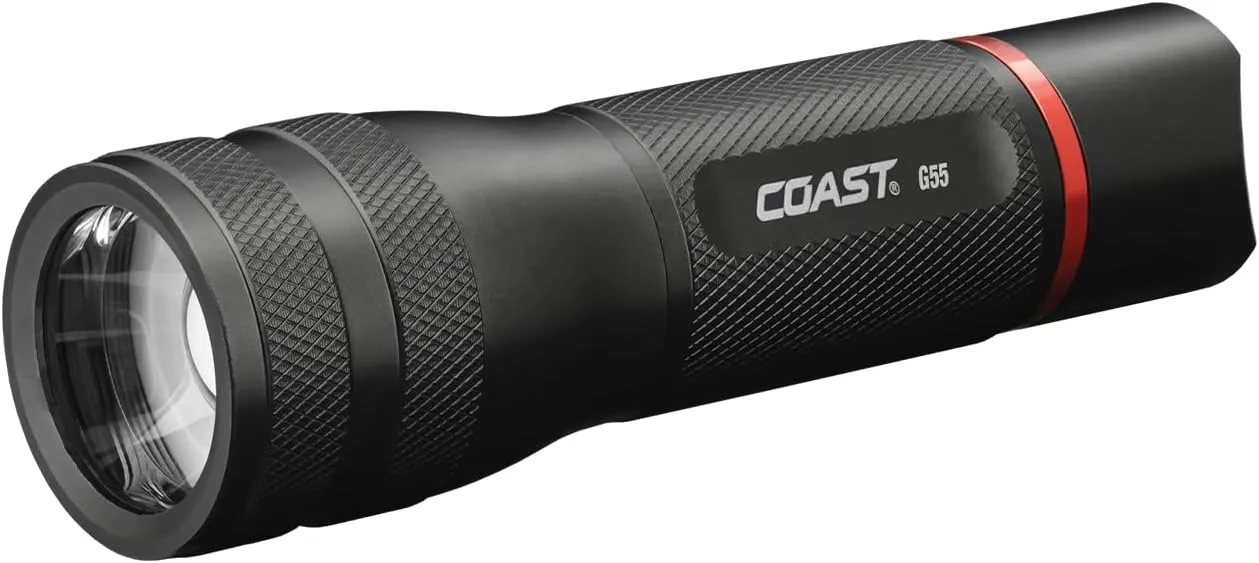 Coast® G55 750 Lumen Focusing LED Flashlight, Batteries Included