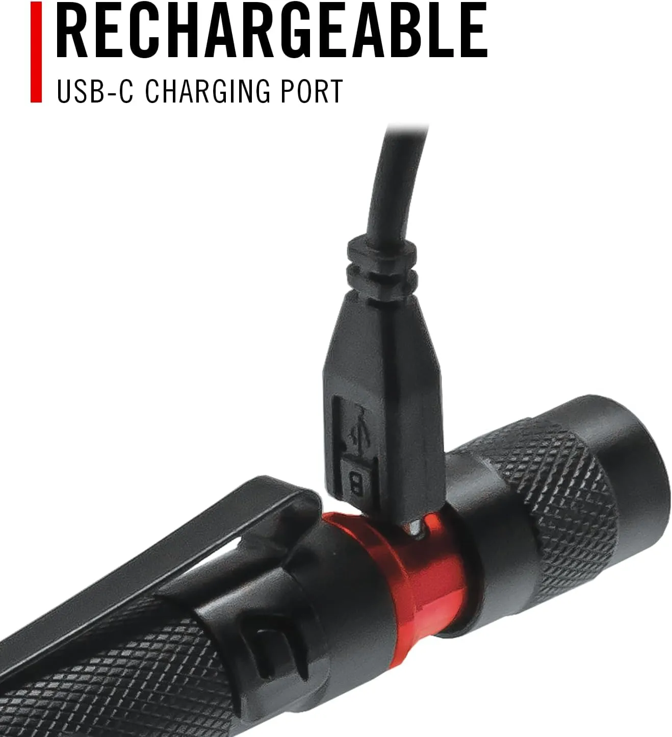 COAST HP3R 500 Lumen Rechargeable LED Penlight with TWIST FOCUS, Black