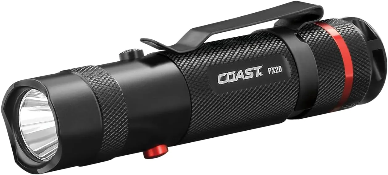 COAST PX20 Dual Color 400 Lumen LED Flashlight