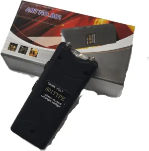 Compact 801 Series Rechargeable LED Flashlight – High-Capacity Battery & Durable Housing for Personal Safety