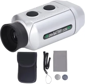 Compact Golf Rangefinder - Battery Powered 1000 Yard 7X Monocular Range Finder Golf Distance Meter for Accurate Golf Measurements
