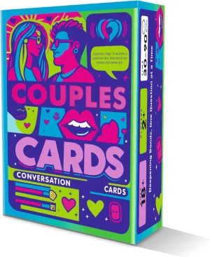 Conversation Cards for Couples - 100 Questions to Deepen Your Connection - Ideal for Date Nights, Stay at Home, Travel - Thoughtful Gift for Couples to Spark Meaningful Conversations