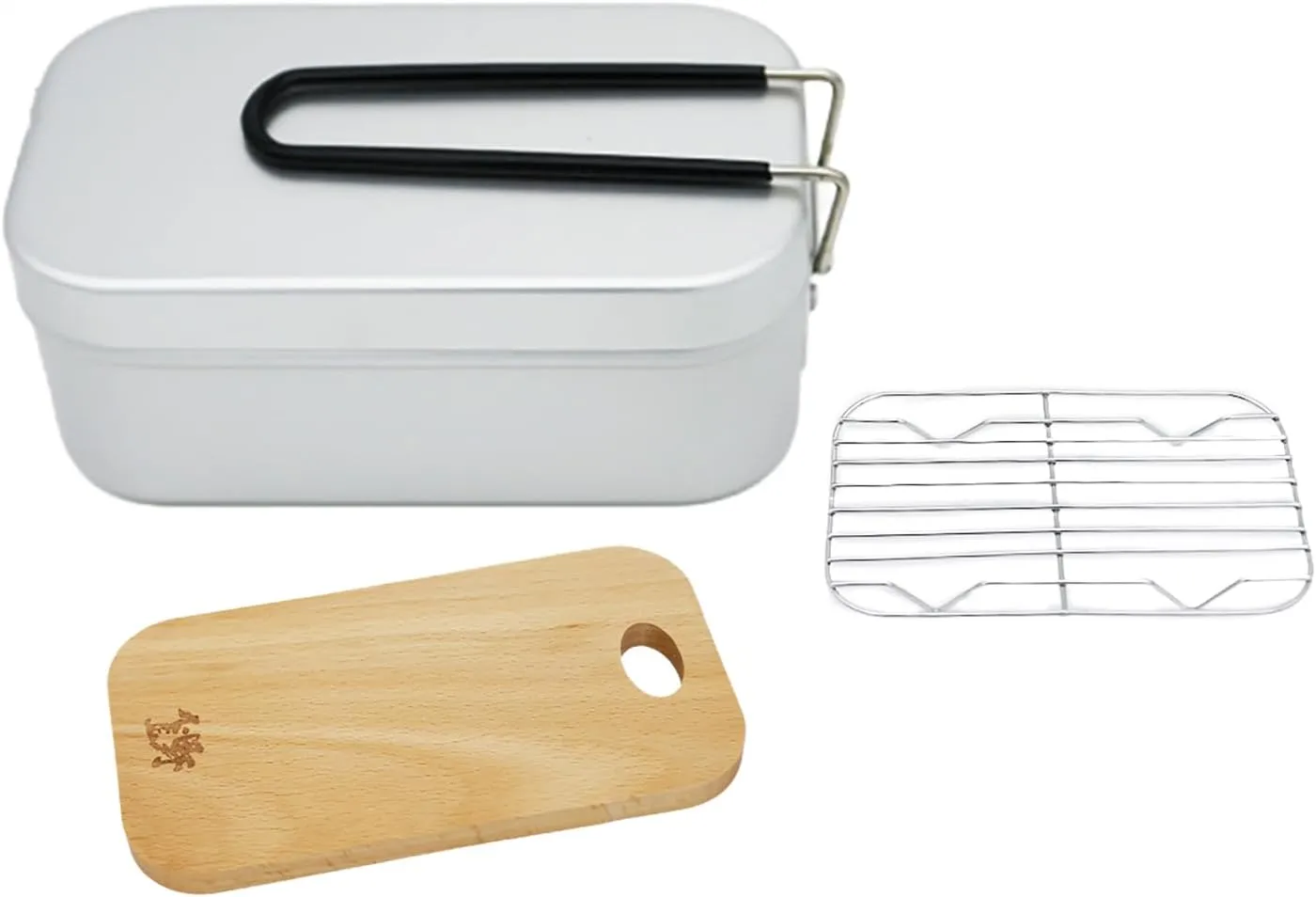 Cooker Pots with Easy to Carry Foldable Handle for Camping Trekking Meals Aluminum Alloy Steamers Outdoor Cooking Pots