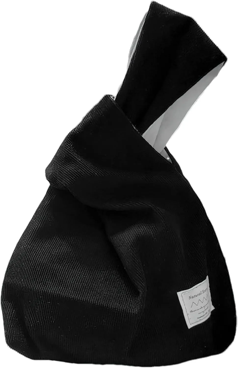 Corduroy Wristlet Wallet for Women Portable Wrist Bag Sleeve-Knot-Pouch (Very Small Size)
