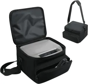 Cosmos Portable Power Station Carrying Case Bag Compatible with Eco-flow River 2/3-256Wh Generator Protective Shoulder Storage Bag Cover with Pocket for Outdoor Travel Camping Charging Accessories