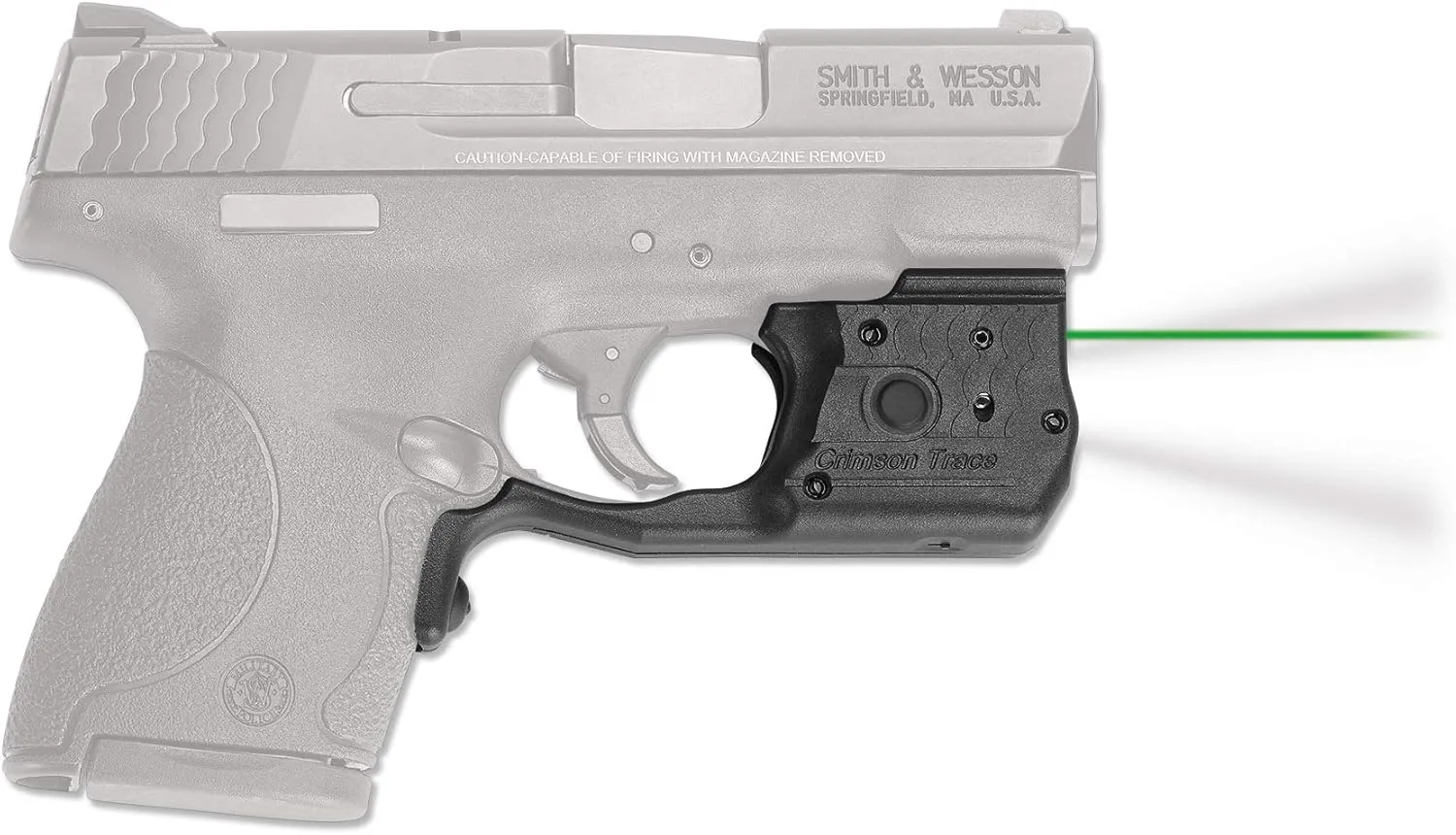 Crimson Trace LL-801 Laserguard Pro Tactical Flashlight with Heavy Duty Construction and Instinctive Activation for Smith and Wesson M&P Shield