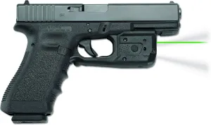 Crimson Trace LL-807 Laserguard Pro with a Tactical Flashlight, Heavy Duty Construction and Instinctive Activation for Glock Full Size and Compact Pistols, Defensive Shooting and Competition