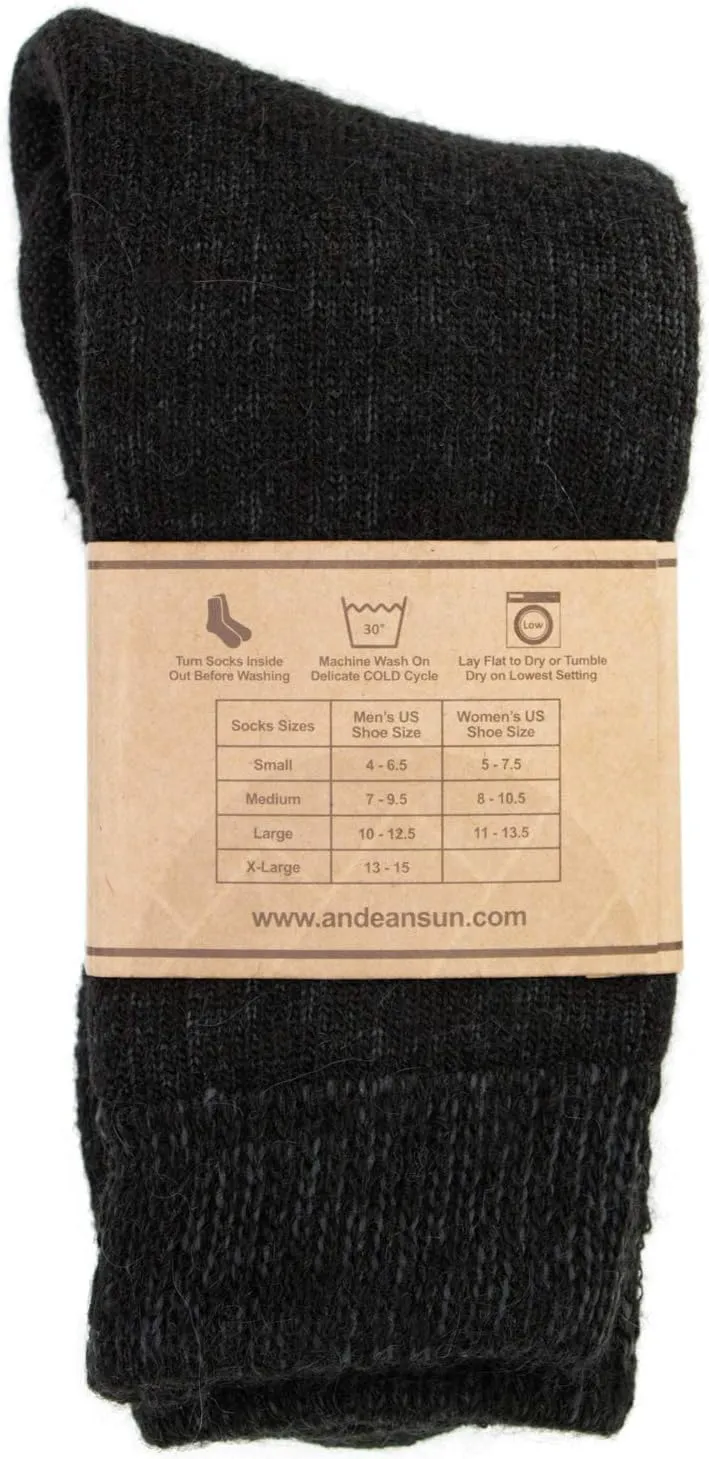 Darn Warm Anti-Smell Alpaca Socks - Best Natural Solution for Cold Feet - Perfect for Outdoor Activities
