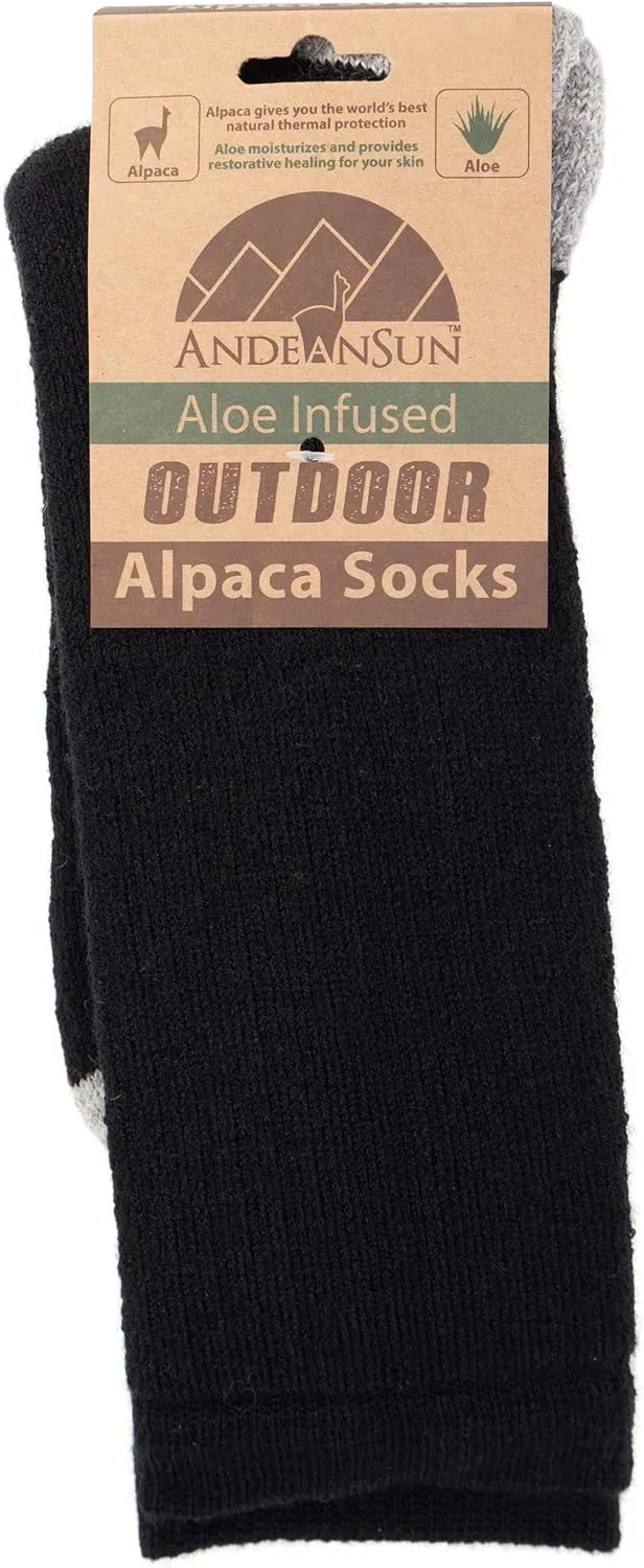 Darn Warm Anti-Smell Alpaca Socks - Best Natural Solution for Cold Feet - Perfect for Outdoor Activities