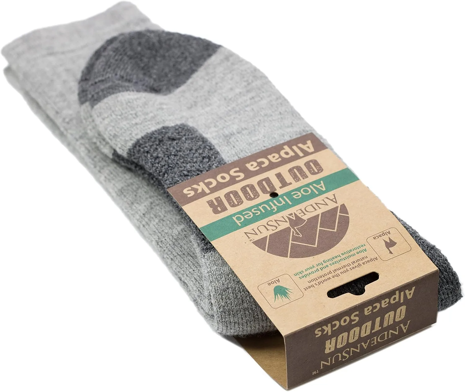 Darn Warm Anti-Smell Alpaca Socks - Best Natural Solution for Cold Feet - Perfect for Outdoor Activities