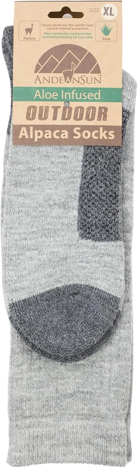 Darn Warm Anti-Smell Alpaca Socks - Best Natural Solution for Cold Feet - Perfect for Outdoor Activities