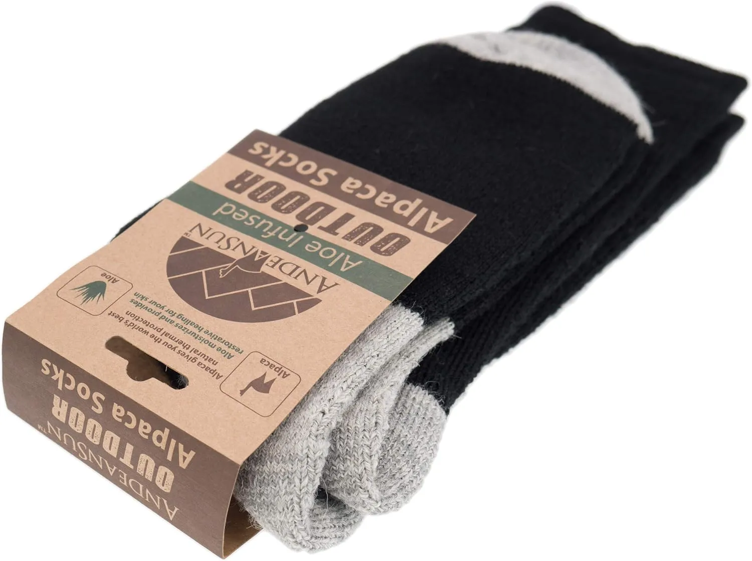 Darn Warm Anti-Smell Alpaca Socks - Best Natural Solution for Cold Feet - Perfect for Outdoor Activities