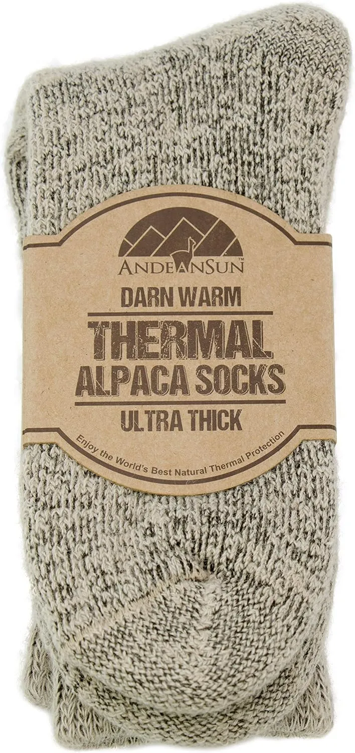 Darn Warm Anti-Smell Alpaca Socks - Best Natural Solution for Cold Feet - Perfect for Outdoor Activities