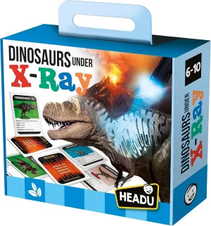 Dinosaurs Under X-Ray - Kids Learning Toys Ages 6-10, Educational Games for 6 7 8 9 10 Year Old Boys Girls, Stem Toys, Xray Dinosaur Puzzles, 1st Grade Learning Activities, Teaching Games