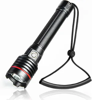 Diving Flashlight, Submariner-26S 5000Lumens Dive Light,100m Waterproof,Dive Lights Scuba Diving,with Type-C Charging Underwater Flashlight for Professional Outdoor Underwater Sports