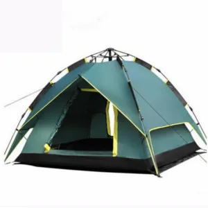 Double Hydraulic Tent New Outdoor Waterproof 3-4 Tent 2018 Fast response Camping Arrival Stylish design Hiking Windproof Tents person Automatic Layer