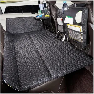 Double-Sided Folding Car Bed Mattress for Jeep Compass 2017 2018 2019 2020 2021 2022 2023 2024, Non Inflatable Rear Seat Rest Pad Travel Camping Double Interior Accessories