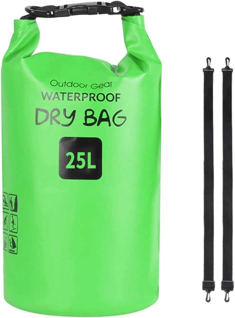 Dry Pouch，Outdoor Beach Buckled Storage Sacks Waterproofs Dry Bag Swimming Bag Floating Bags for Camping Hiking Trekking