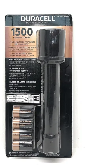 Duracell Durabeam ULTRA 1500 Lumens Flashlight with 4 Settings