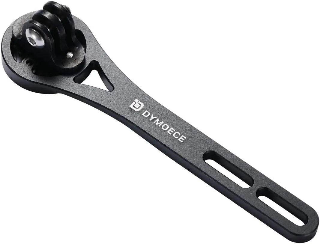 Dymoece Aluminium Alloy Bicycle Computer Mount for Road Bike Integrated Handlebar,Compatible with Garmin Edge 130 200 500 510 520 810 820 1000 1030 and Flashlight