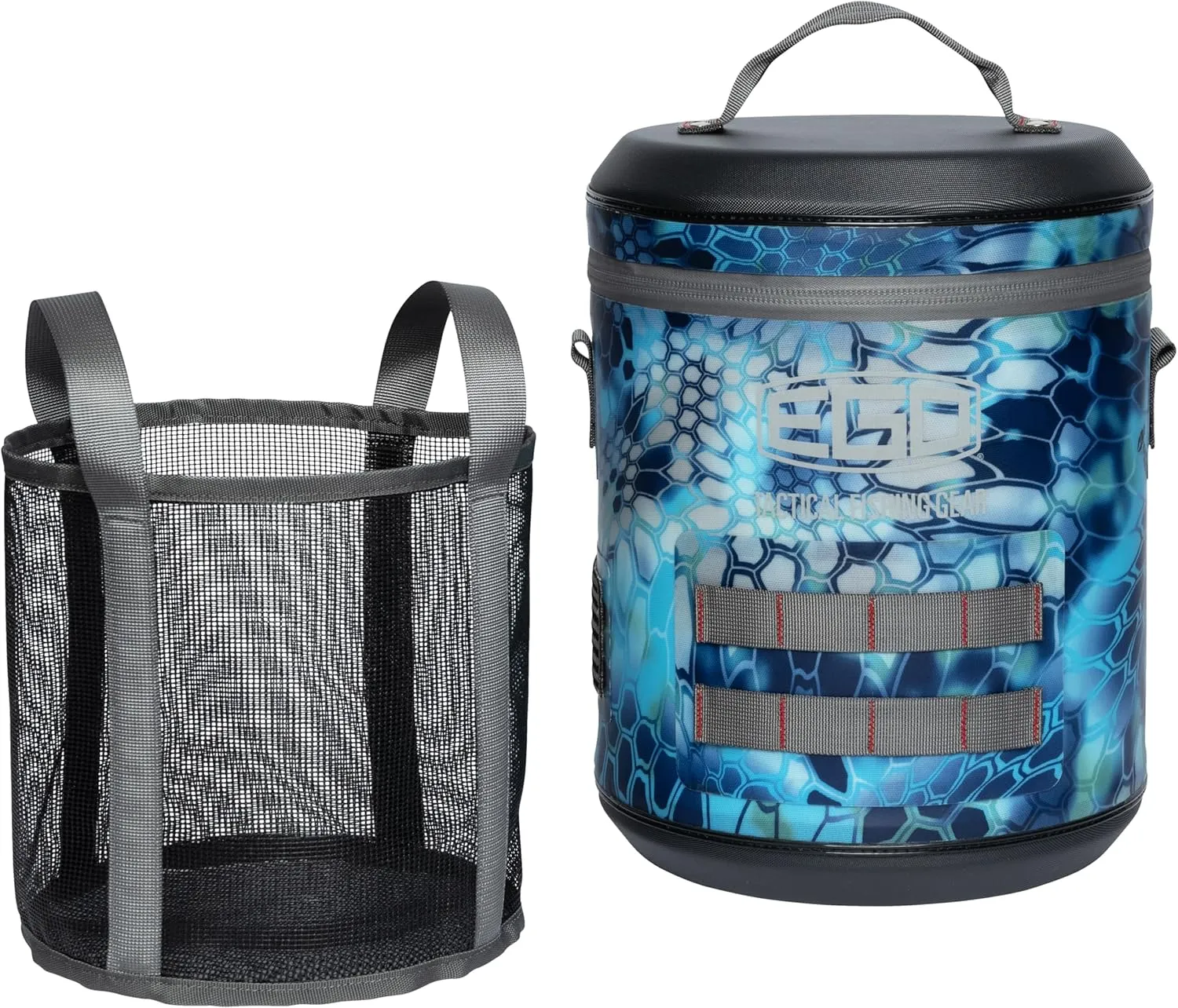 Ego Kryptek TPU Fish Weigh in Cooler - Insulated, Waterproof Fishing Cooler for Tournaments, Bass Tourneys, and Fish Weighing - Live Bait Protection